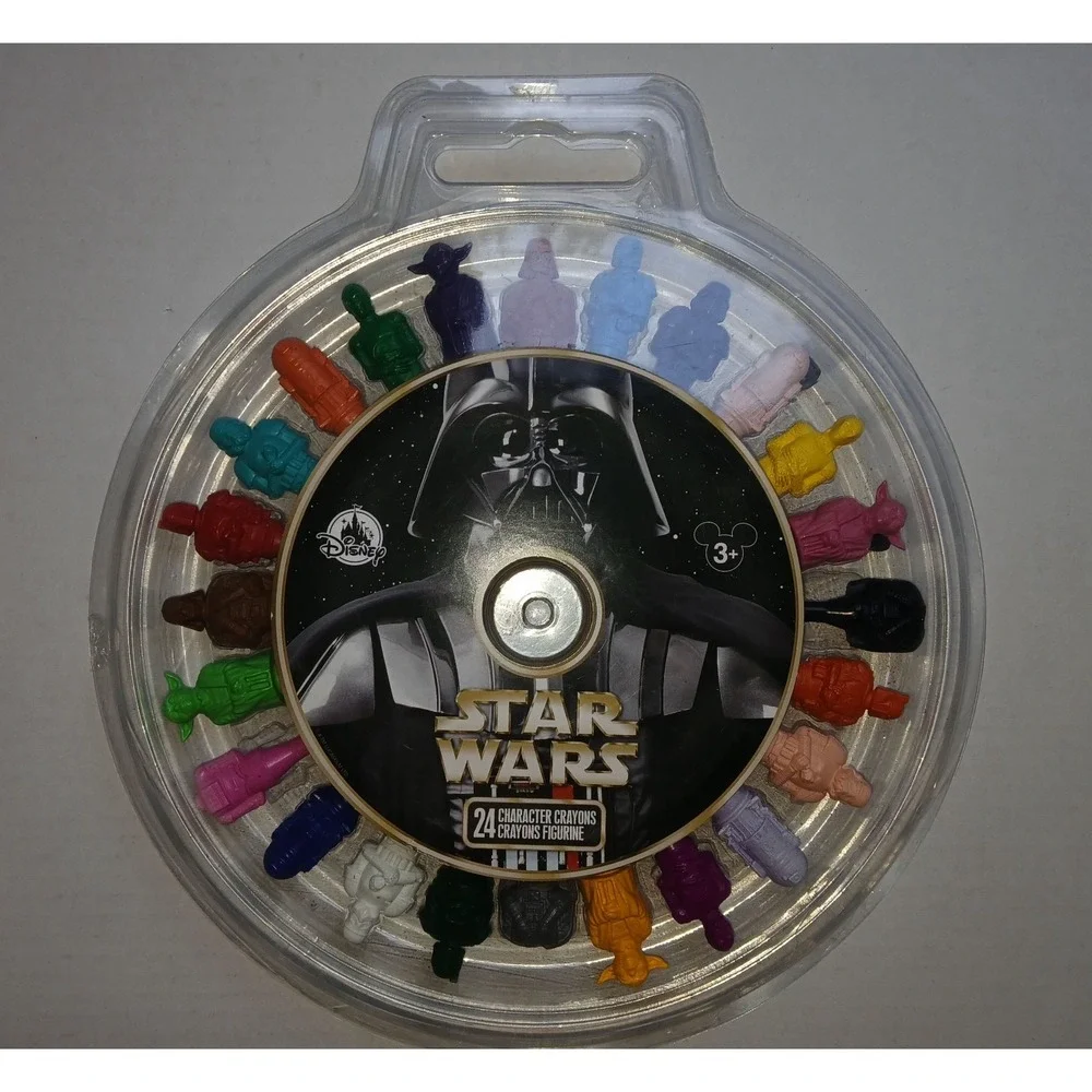Disney Park France Exclusive Star Wars‎ 24 Character Crayon Set